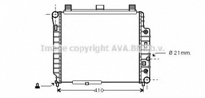 AVA QUALITY COOLING msa2238 -  Радиатор, охлаждение двигателя